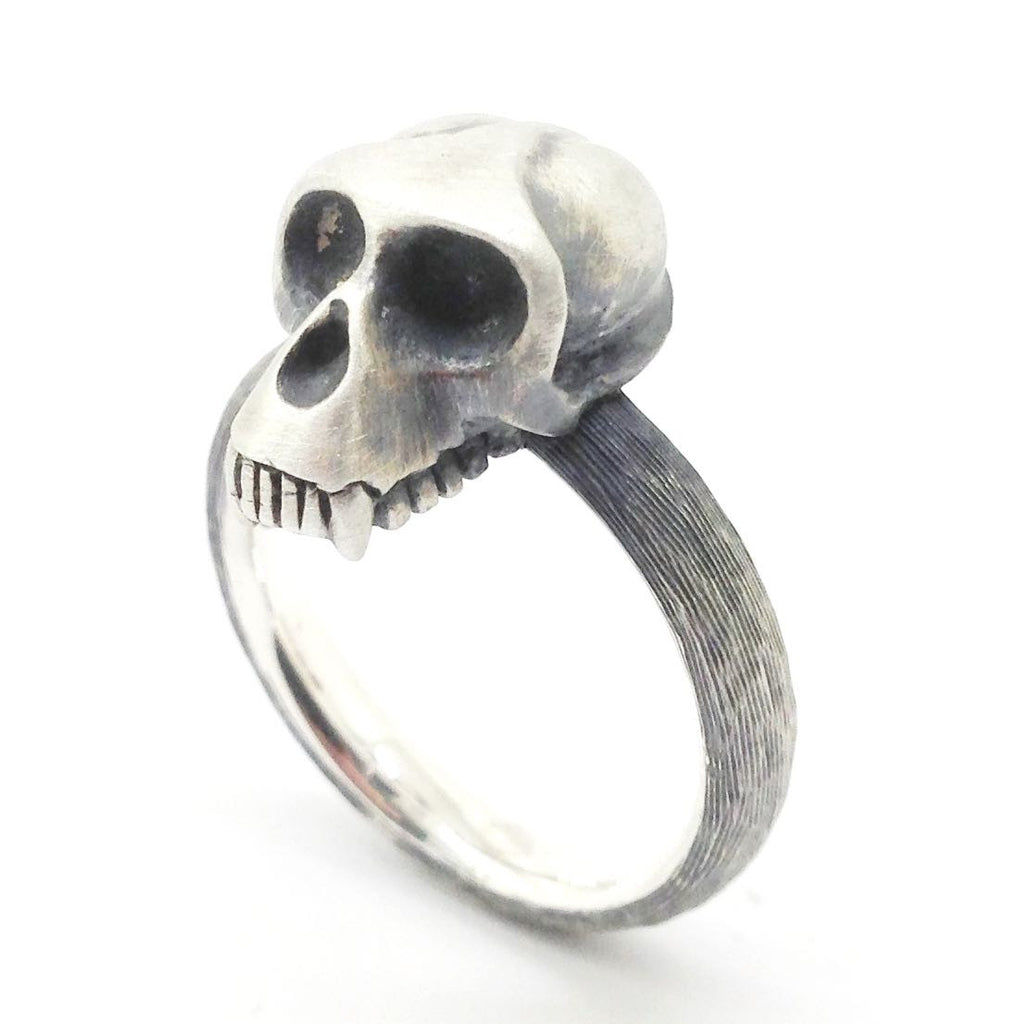 Baboon Ring, Sterling Silver