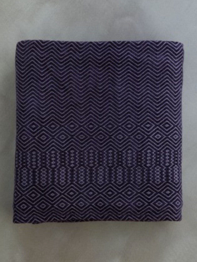 Handwoven Chenille Zig Zag Throw
