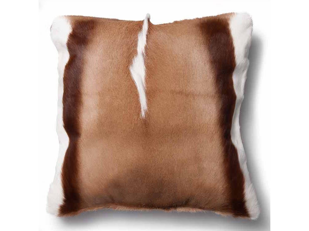 Handmade Fur Cushion, Springbok