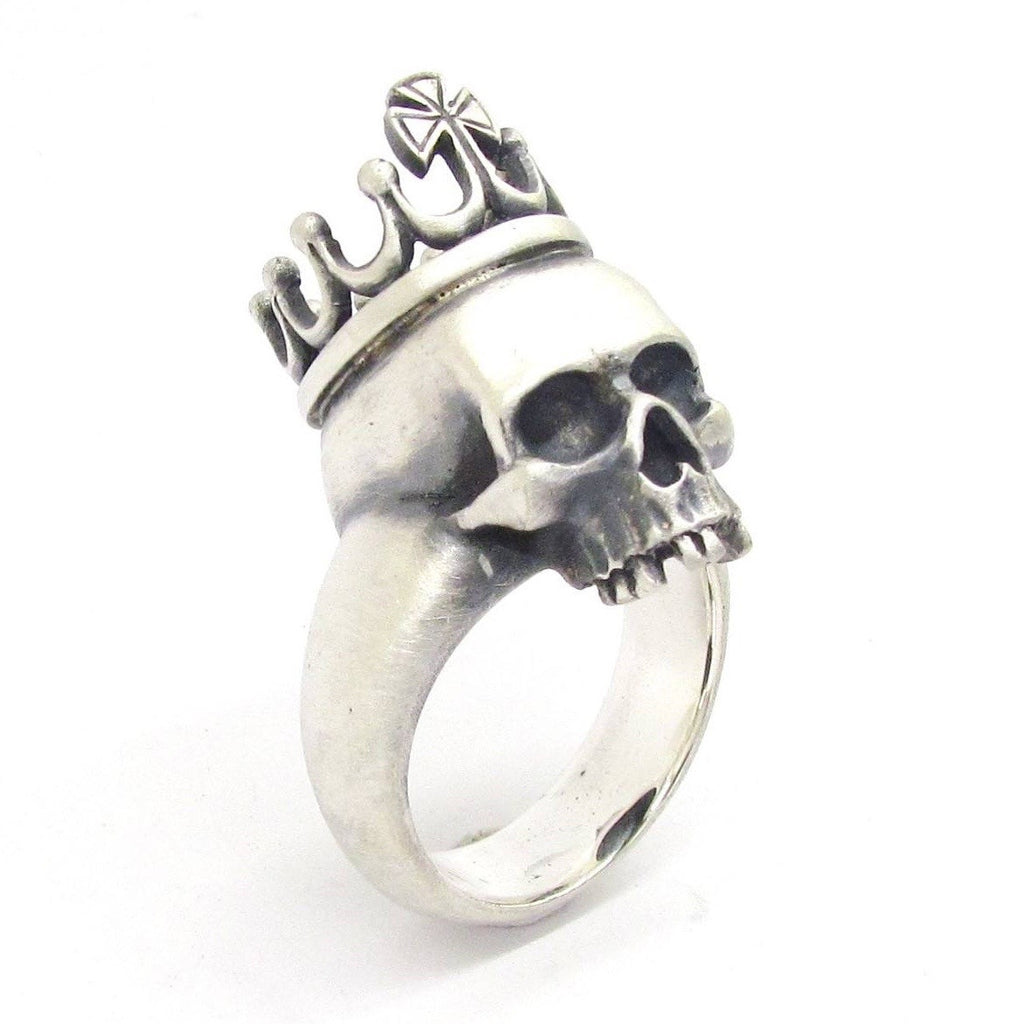 Handcrafted Dead King Ring, Sterling Silver