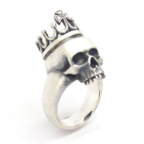 Handcrafted Dead King Ring, Sterling Silver
