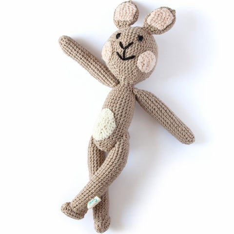 Lala Rabbit, Handmade Merino Cuddle Toy