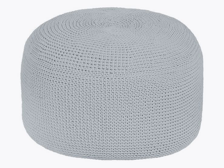 Handwoven Roballa Pouffe, In/Outdoor Furniture