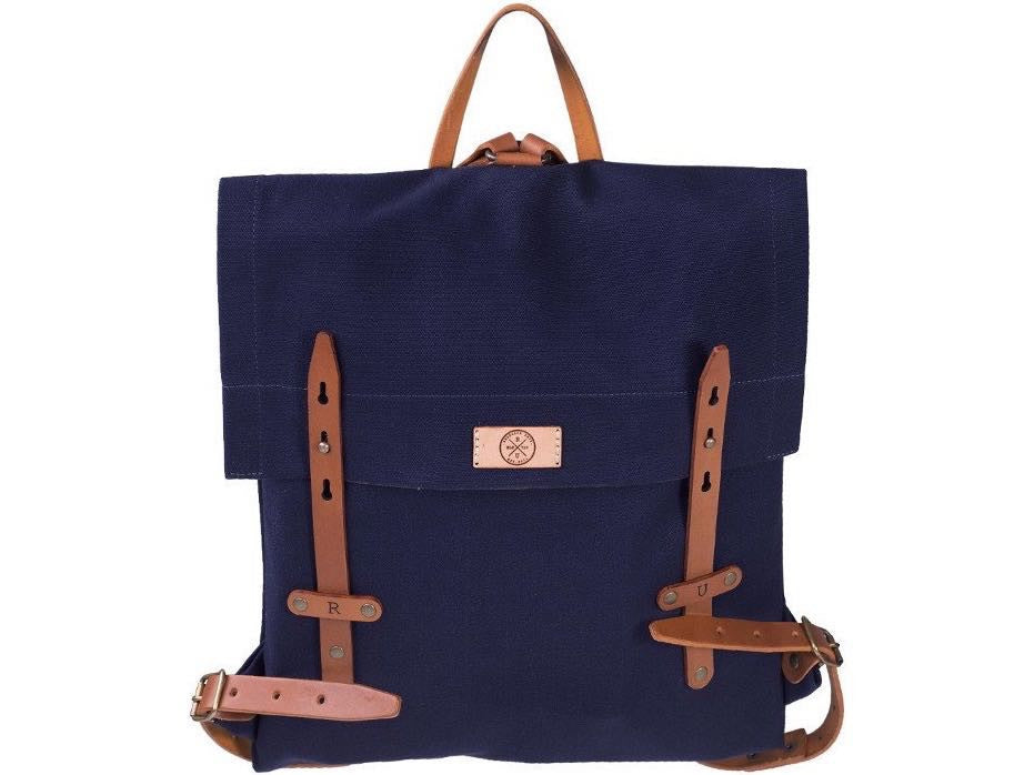 Canvas Scout Pack Leather Trimmed