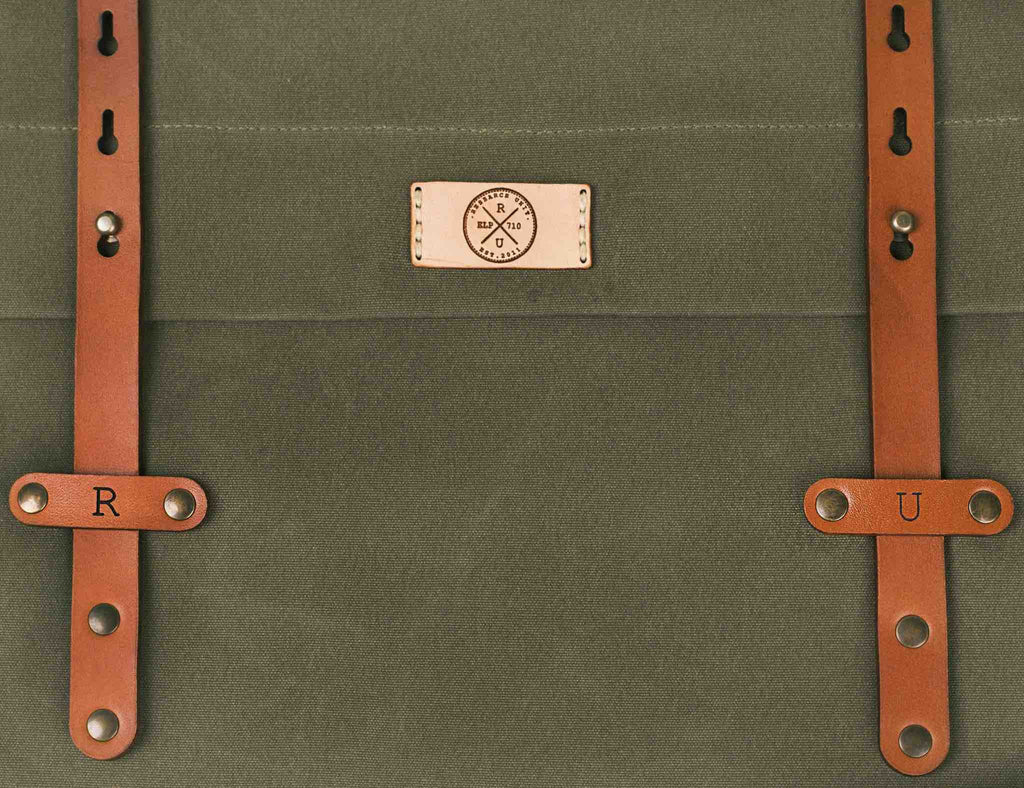 Canvas Scout Pack Leather Trimmed